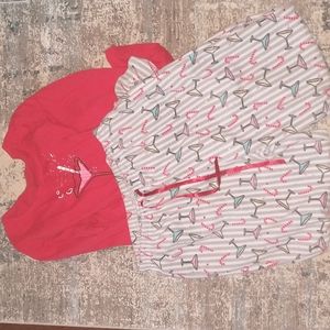 Festive holiday martini pajamas